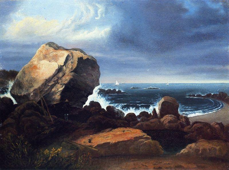 Thomas Doughty Scituate Beach, Massachusetts Norge oil painting art